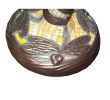 23.5"H Spiral Dragonfly w/ Twisted Fly Mosaic Base Table Lamp