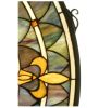 30"W X 30"H Fleur-de-lis Stained Glass Window