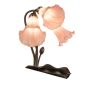 16 High Pink Tiffany Pond Lily 3 Light Accent Lamp