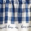 Wicklow Home Lined Swags 36" L - China Blue