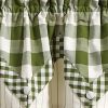 Wicklow Lined Point Valance 15" L - Sage