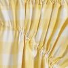 Wicklow Lined Gathered Swags 63" L  - Yellow