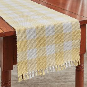 Wicklow Table Runner Yarn 54" L -  Yellow