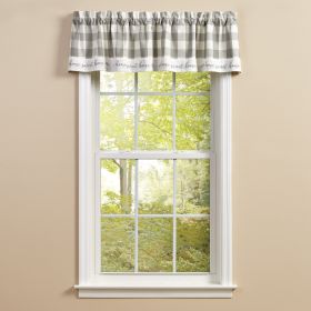 Wicklow Home Lined Valance 14" L - Dove