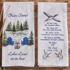 Chair Sittin' Embroideredroidered Dishtowel