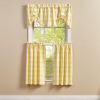 Wickow Lined Farmhouse Valance 20"L - Yellow