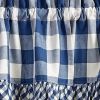 Wicklow Ruffled Swags 36" L - China Blue