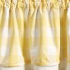 Wicklow Lined Layered Valance 16" L - Yellow