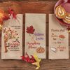 Autumn Leaves Dishtowel