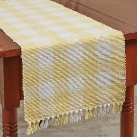 Wicklow Table Runner Yarn 36" L -   Yellow