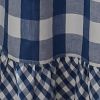 Wicklow Ruffled Shower Curtain 72" X 72" - China Blue