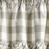 Wicklow Ruffled Valance 14" L - Dove