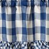 Wicklow Ruffled Valance 14" L - China Blue