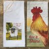 Rise And Shine Printed Dishtowel