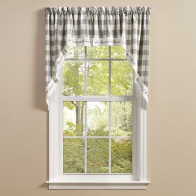 Wicklow Home Lined Swags 36" L - Dove