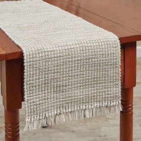 Basket Weave Table Runner 36" L -  Meadow