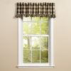 Wicklow Ruffled Valance 14" L - Black