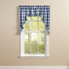 Wicklow Ruffled Swags 36" L - China Blue