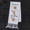 Sun Moon Stars Decorative Dishtowel