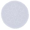 Kadia Round Lace Placemat - White