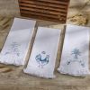 Rooster With Crown Dishtowel