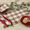Wicklow Yarn Placemat-Brown And Cream