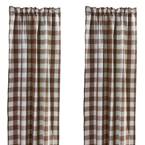 Wicklow Panel Pair 63" L-Brown And Cream