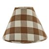 Wicklow Lamp Shade 14"- Brown And Cream