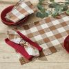Wicklow Table Runner Yarn 54" L-Brown And Cream