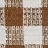 Wicklow Dishcloth-Brown And Cream