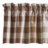Wicklow Valance 14" L-Brown And Cream