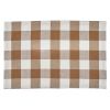 Wicklow Backed Placemat-Brown And Cream