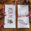Winter Countryside Dishtowel