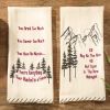 60 Is The New 40 Embroidered Dishtowel