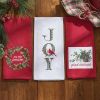 Glad Tidings Holly Basket Dishtowel