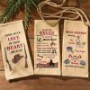 Ranch Rules Embroidered Dishtowel