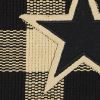Wicklow Star Yarn Placemat - Black