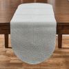 Essex Table Runner 54" L - Blue Mist