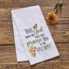 Praise Him Decorative Dishtowel