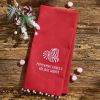 Peppermint Kisses Decorative Dishtowel