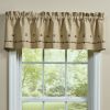 Ranch Brand Lined Embroidered Valance 14"L