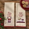 Up On Housetop Dishtowel