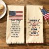 Home Of The Brave Decorative Dishtowel