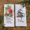 Home For The Holidays  Dishtowel