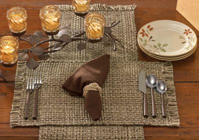 Tweed Placemat - Espresso