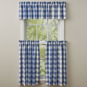 Wicklow Check Tiers - 36"L - China Blue