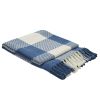 Wicklow Check Throw - China Blue