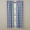 Wicklow Check Panels - 63"L - China Blue