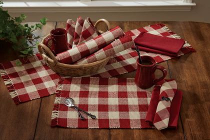 Wicklow Yarn Placemat - Garnet
