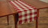 Wicklow Yarn Table Runner - 36"L - Garnet